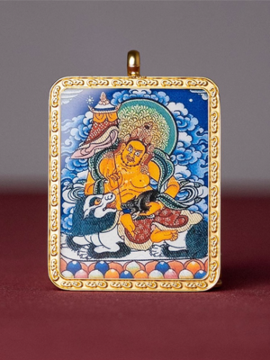Tibetan Jambhala Buddha Amulet