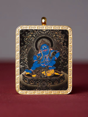 Tibetan Jambhala Buddha Amulet