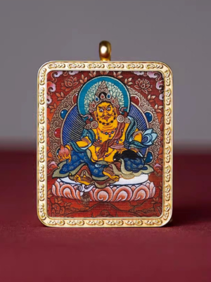 Tibetan Jambhala Buddha Amulet