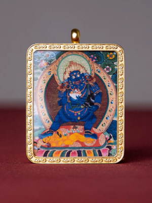 Tibetan Jambhala Buddha Amulet