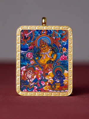 Tibetan Jambhala Buddha Amulet