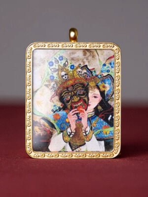 Tibetan Thangka Zashi Lhamo Amulet