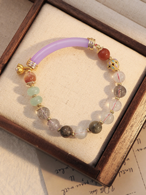 Traditional Chinese Sweet and Beautiful Crystal Lucky Bracelet